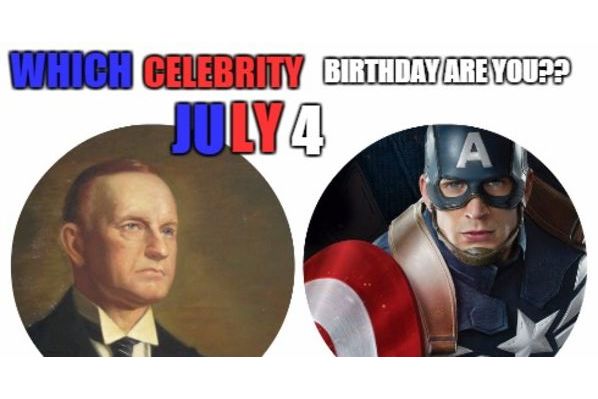 July 4: Which celebrity birthday are you?