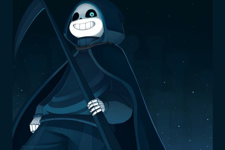 Reaper Sans Fanart  Undertale AUs Amino