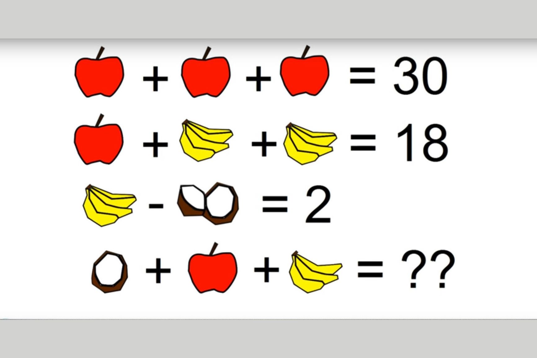 Only 20% Of Adults Can Solve This Algebraic Equation