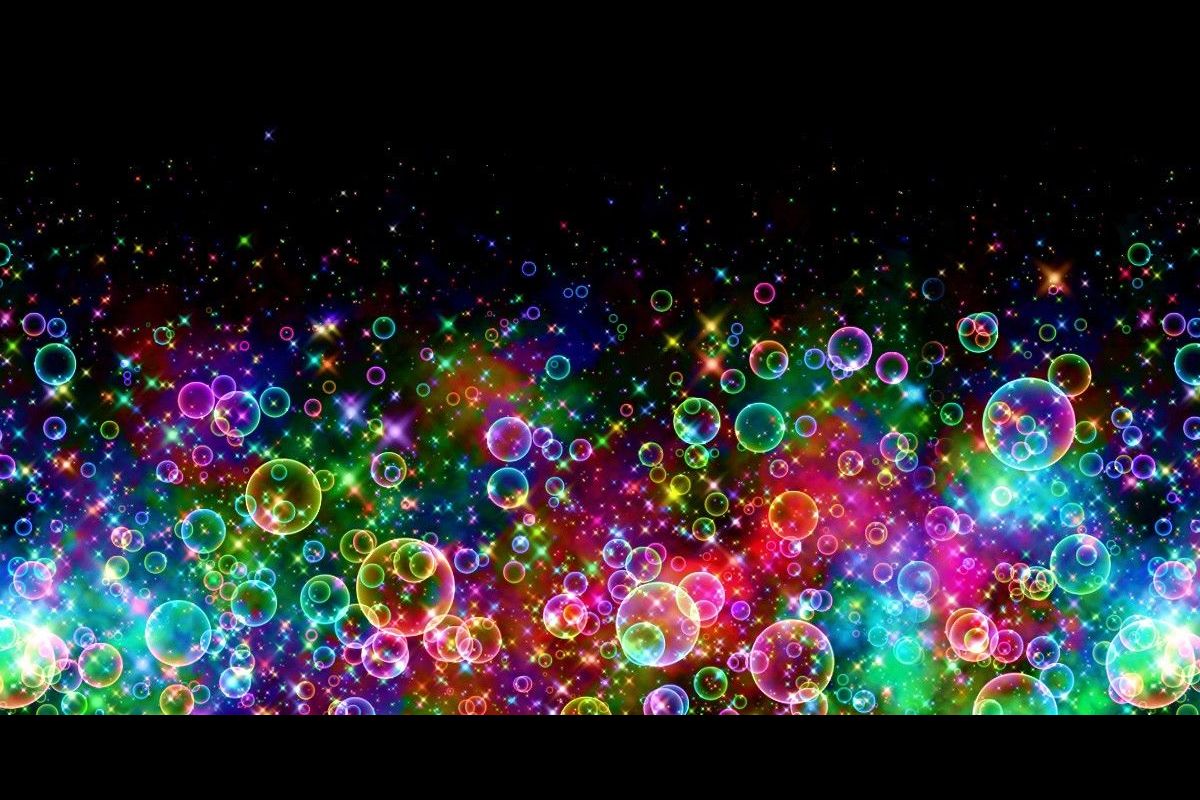 Разноцветные пузыри. Радужные пузыри. Яркий фон с мыльными пузырями. Яркий фон пузырьки.