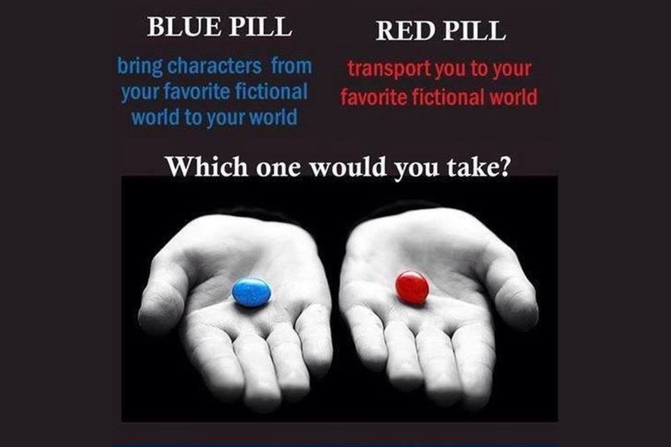 Resultado de imagen para matrix blue red pill