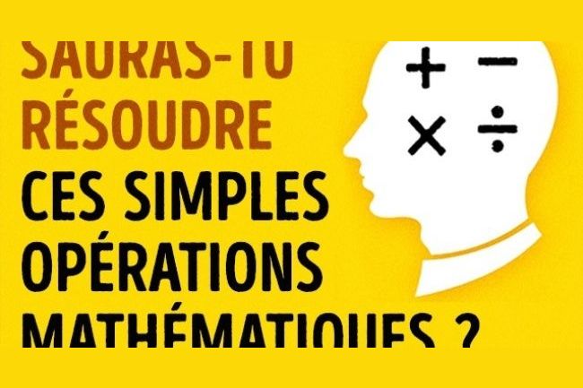 Combien De De Notre Cerveau Utilise T On Test : es-tu vraiment fort en maths