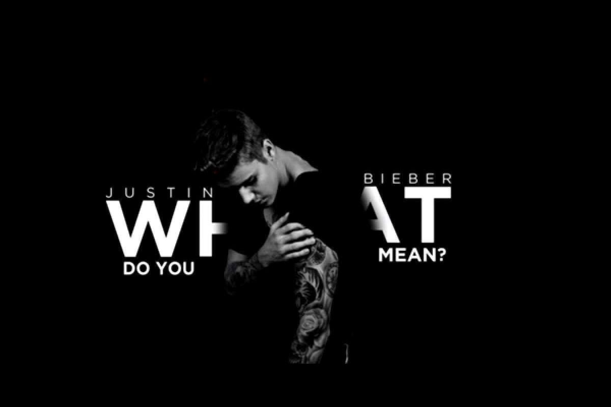 What do you mean. What you mean. What Justin. What do you mean? Acoustic Justin Bieber.