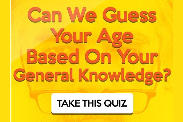 fritaget slutningen Afgift Can We Guess Your Age Based On Your General Knowledge?