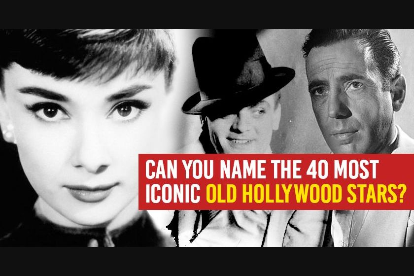 Can You Name The 40 Most Iconic Old Hollywood Stars?