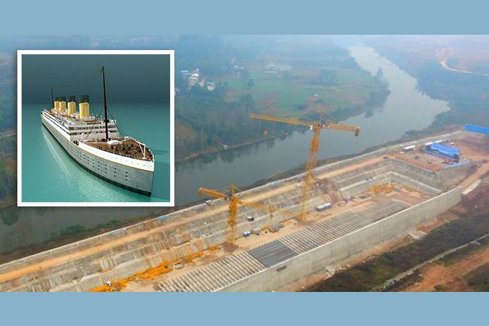 Как выглядит новый титаник Do you think China's Titanic replica will get a lot of visitors?