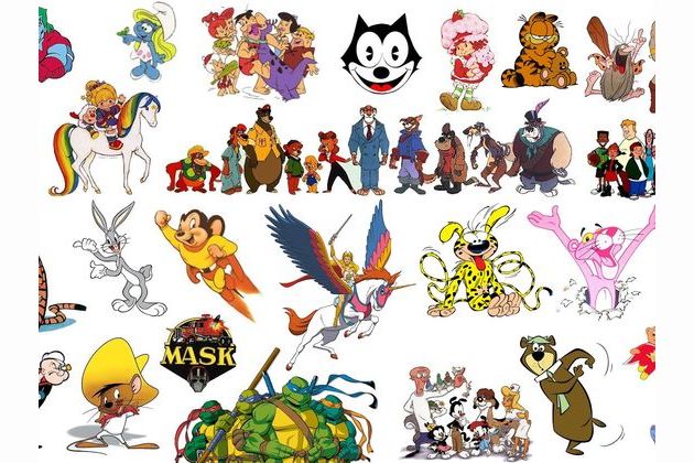 Old on sale cartoon characters