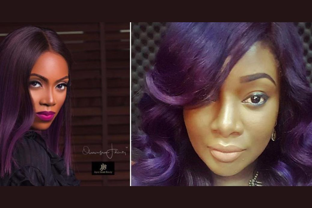 7. 5 Celebrities Who Rocked Purple Dipped Blonde Hair - wide 4