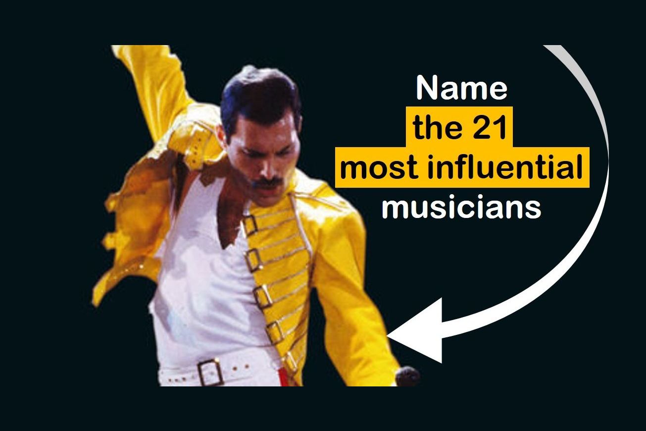 Can You Name These 21 Most Influential Musicians Of All Time?