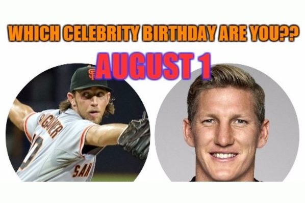 August 1: Which celebrity birthday are you?
