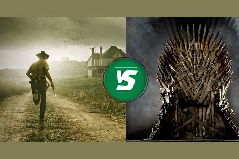 Walking Dead vs Game of Thrones Walking Dead vs Game of Thrones