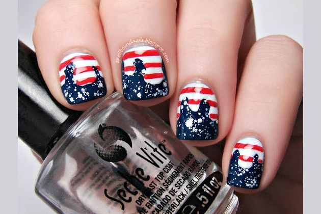 Patriotic nails deals