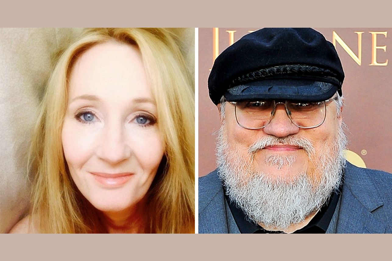 Vibrant Jk Rowling Vs George Rr Martin Scene in 4K Vibrant Jk Rowling Vs George Rr Martin Scene in 4K
