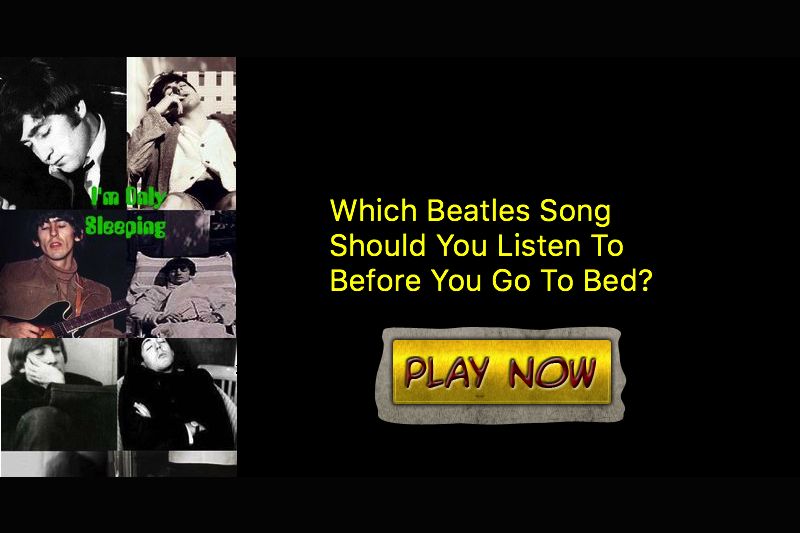 go to bed in a black and white world beatles song