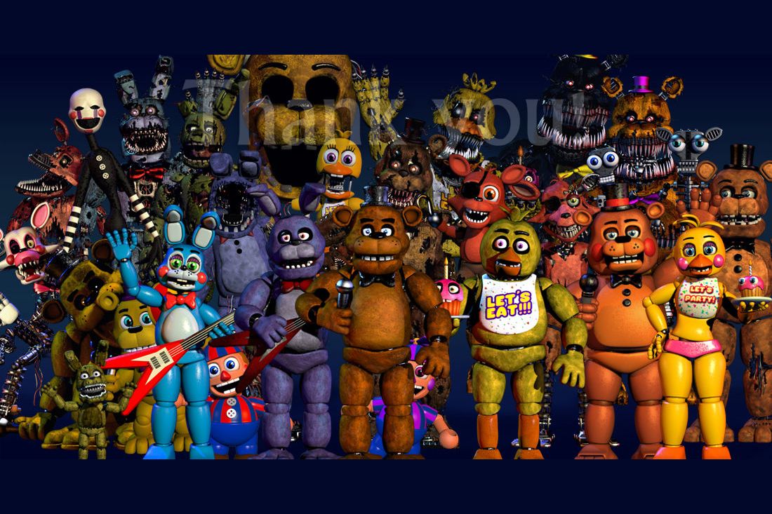 what Five nights at freddys character are you?