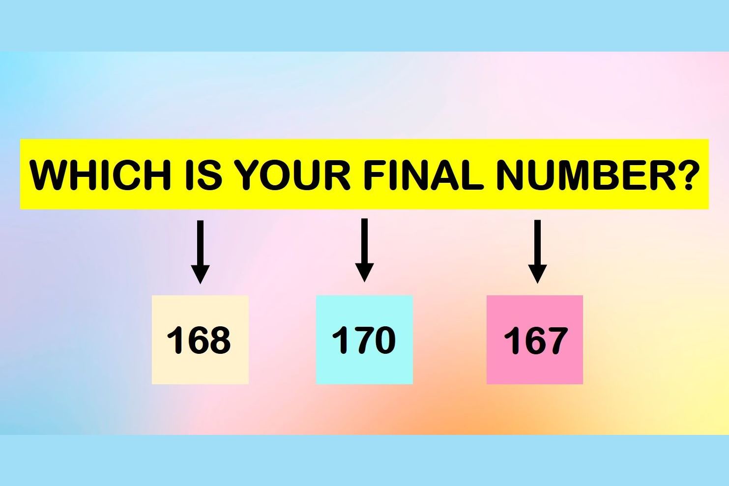 Are you good with numbers