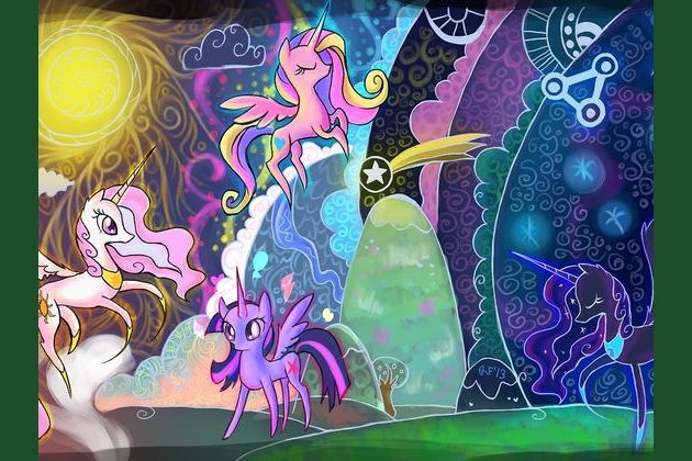My little pony princess celestia shop and luna