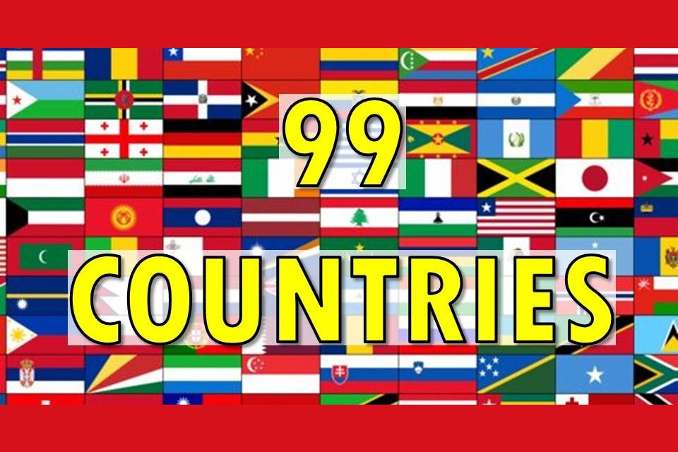 Can You Identify 99 Countries By Their Flags?