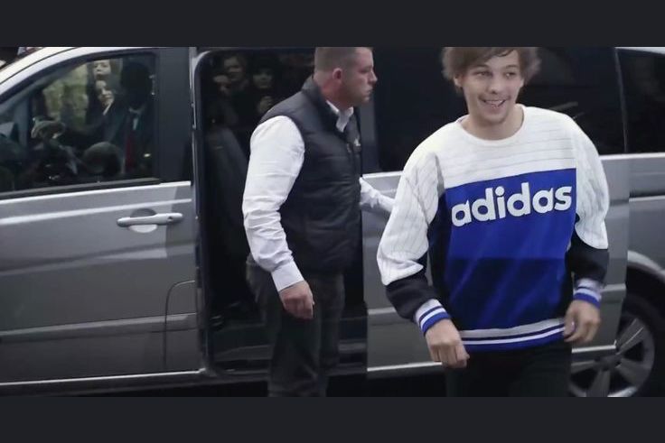 Louis Tomlinson Fashion — Louis is wearing an Adidas Graphics