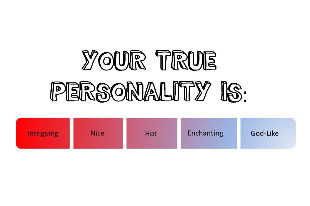 my personality quiz came back.