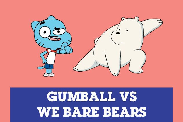 The Amazing World of Gumball vs We Bare Bears