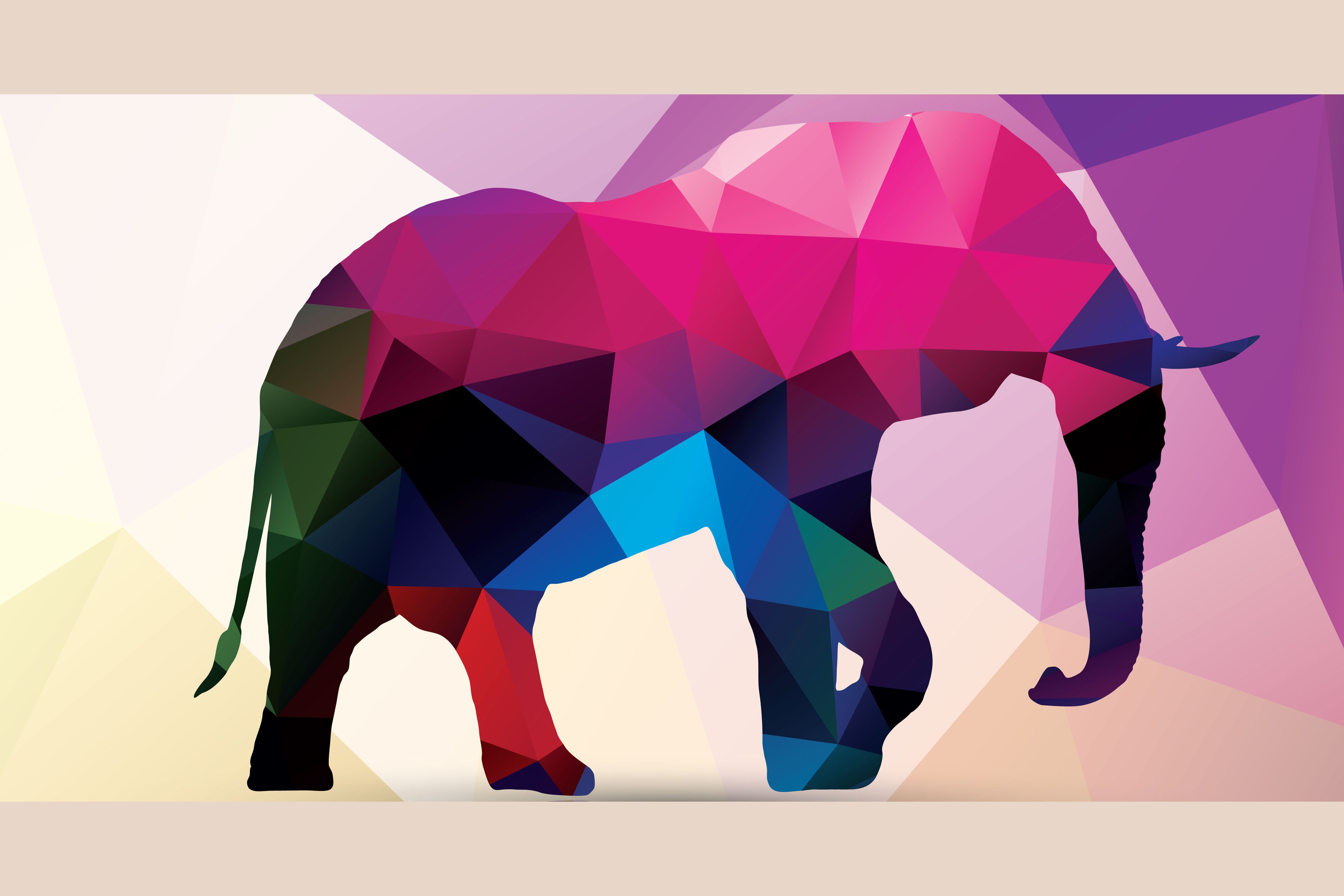 Hear animal. Дизайн полигональный фон с животным. Обои геометрический слон. Геометрическая форма животные логотип. Слон геометр Dash.