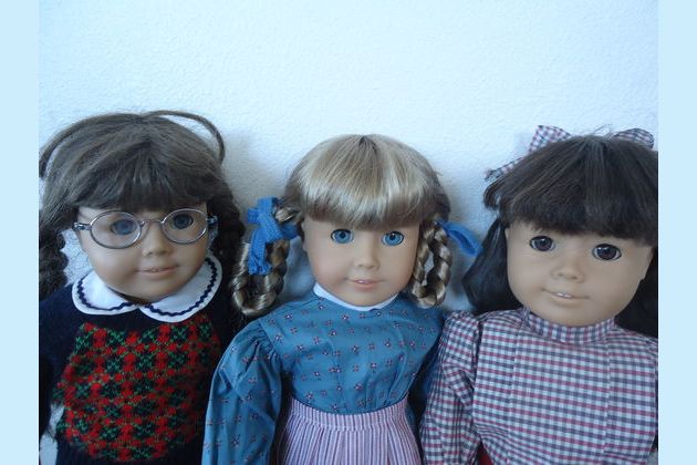 Molly and samantha american girl dolls clearance