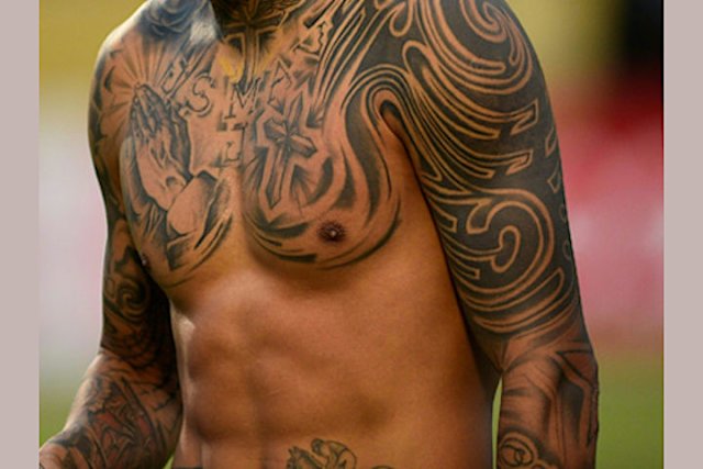 Quiz Can You Guess These Footballers From Their Tattoos Daily Mail Online