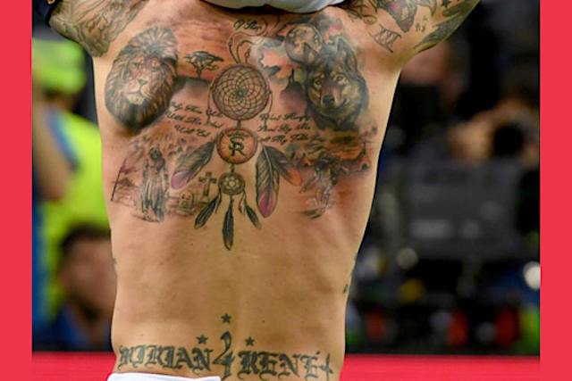 Quiz Can You Guess These Footballers From Their Tattoos Daily Mail Online