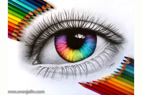 17 Inspiring and Creative Ideas for How to Draw Eyes - Mom's Got the Stuff