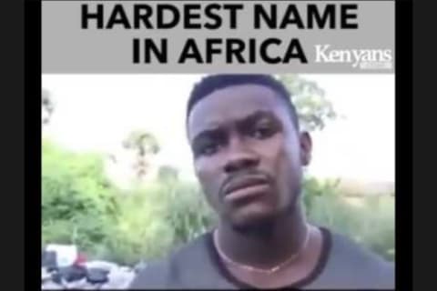 Hardest Name in the world