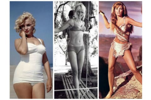 These Curvy Sixties Bikini Babes Beat Out Skinny Modern Pin Ups To Top The  Bikini Hall Of Fame!