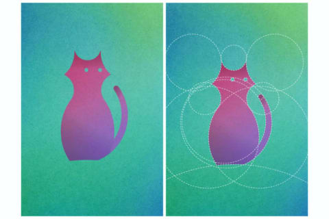 These 13 Beautiful Gifs Show How To Draw Animals Using 13 Circles