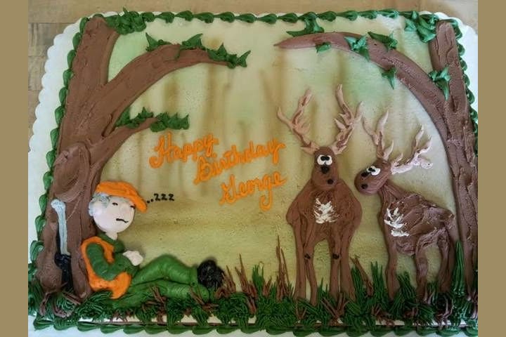 Cake for hunter.. | 50th birthday cakes for men, Birthday cakes for men,  Hunting birthday cakes
