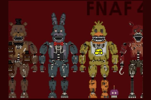 FNAF 4 animatronics Contest - Pixilart