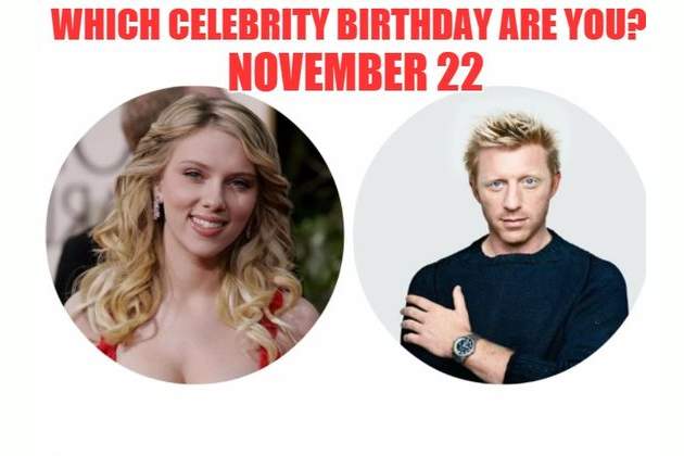 November 22 Which Celebrity Birthday Are You Who among celebrities was born the same month. playbuzz