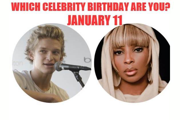 January 11 Which Celebrity Birthday Are You It may appear that january 11 people cultivate influential friends. playbuzz