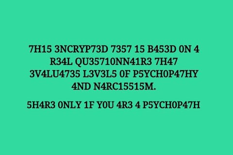 Can You Pass A Real 10 Question Psychopath Test