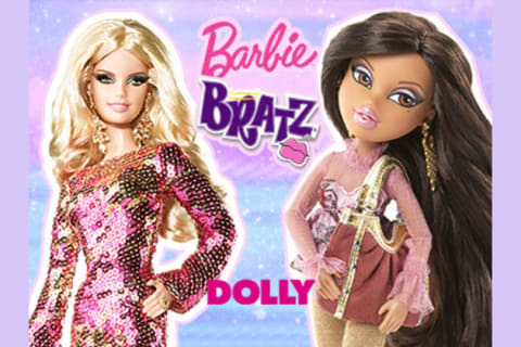 barbie and bratz