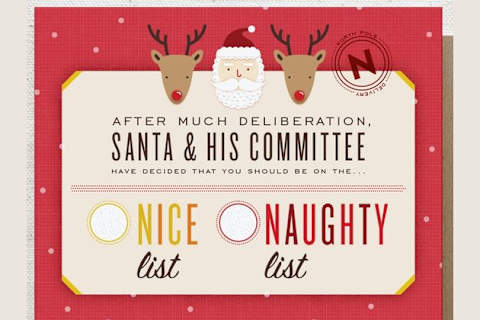Image result for christmas good and bad list