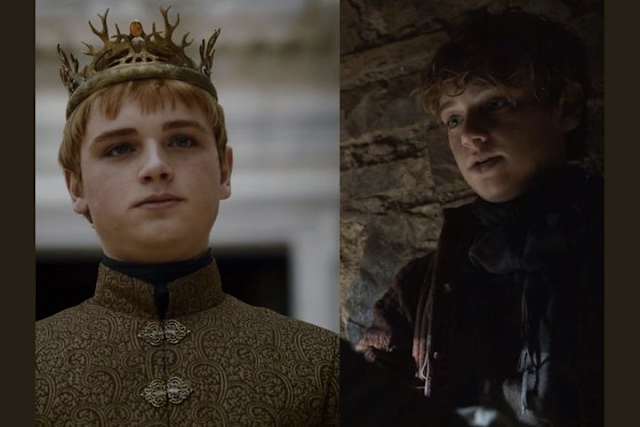 El actor que da vida a Tommen Baratheon, interpretó a un joven escudero, Martyn Lannister, que fue capturado por el ejército de Robb Stark. Por lo tanto,  Dean-Charles Chapman ha fallecido dos veces en la serie