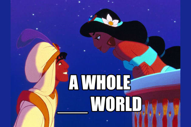 How Well Do You Know The Words To A Whole New World From Aladdin Classic Fm