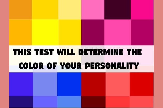 This Test Will Determine The Color Of Your Personality