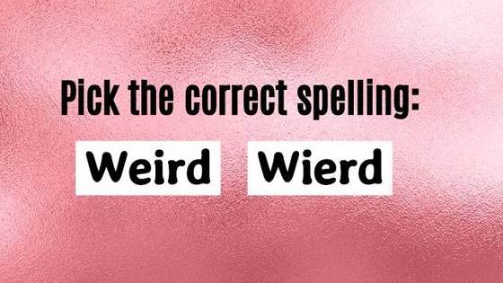 Your perception skills are outstanding if you pass this tricky spelling test.