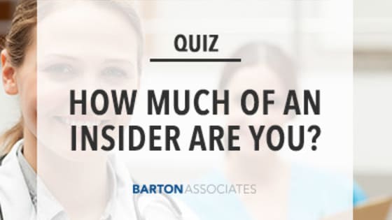 Take our quiz and find out how much of an insider you are in healthcare!