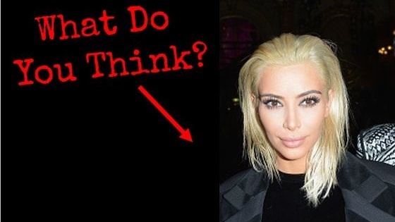 Kim Kardashian rolled out her new look at Paris Fashion Week and we all went wild!