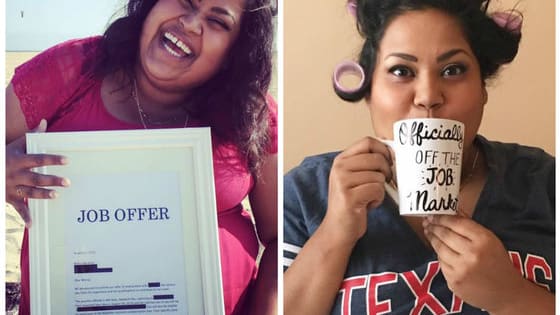 Benita Abraham recently got a new job, and she decided to announce it to the world on Facebook with an engagement-style photo shoot that you need to see!