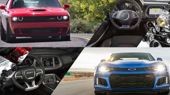 Which all-American muscle-car would YOU rather own, the Chevrolet Camaro ZL1 or Dodge Challenger Hellcat?