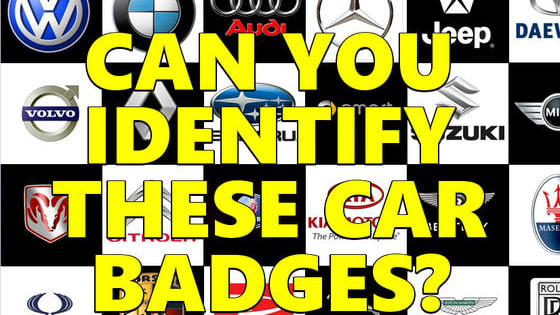 Consider yourself an automotive expert? See if you can identify all 12 badges!