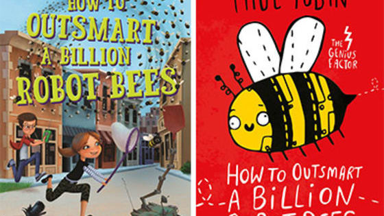 Have you read How to Outsmart a Billion Robot Bees yet? It's part of a BRILLIANT series called The Genius Factor by Paul Tobin! Now, we're not saying you should join Delphine's Cake vs Pie Club, but if you did ... you'd be faced with the ULTIMATE choice: CAKE VS PIE.
